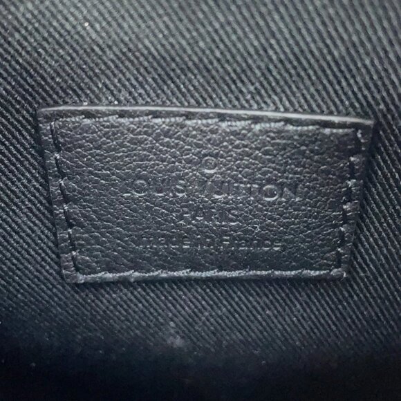 LOUIS VUITTON Lace-up Pouch Monogram Shadow Black M12601 - Picture 8 of 9